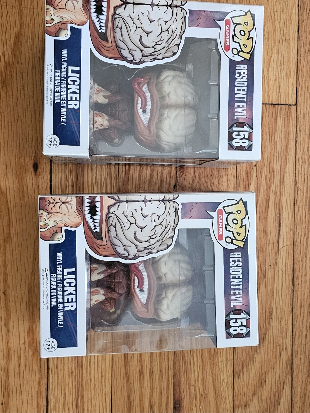 2 Funko Pop! Resident Evil Licker